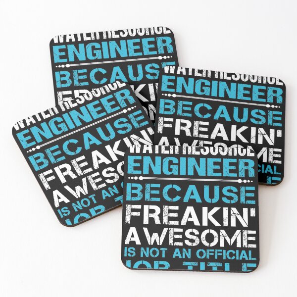 Item preview, Water Resource Engineer T Shirt - Freaking Awesome Gift Item Tee designed and sold by ownjuliann.