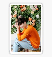 Lee Jong Suk phone case #2 (white border) Sticker