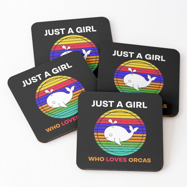 Item preview, Just A Girl Who Loves Orcas Killer Whales Sea Ocean Vintage1 designed and sold by Rami Khalifah.