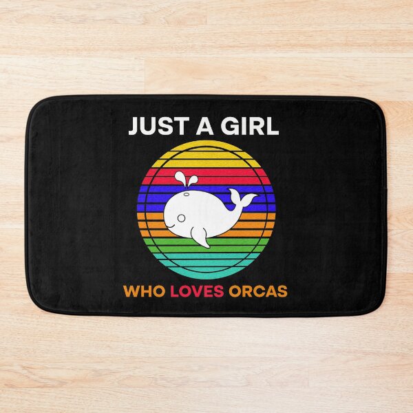 Item preview, Just A Girl Who Loves Orcas Killer Whales Sea Ocean Vintage1 designed and sold by Rami Khalifah.