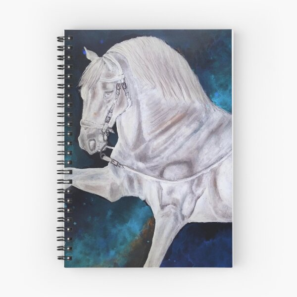 Item preview, White horse playing abstract background designed and sold by horseaddicted.