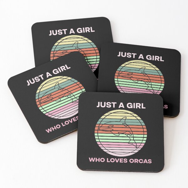 Item preview, Just A Girl Who Loves Orcas Killer Whales Sea Ocean Vintage1 designed and sold by Rami Khalifah.