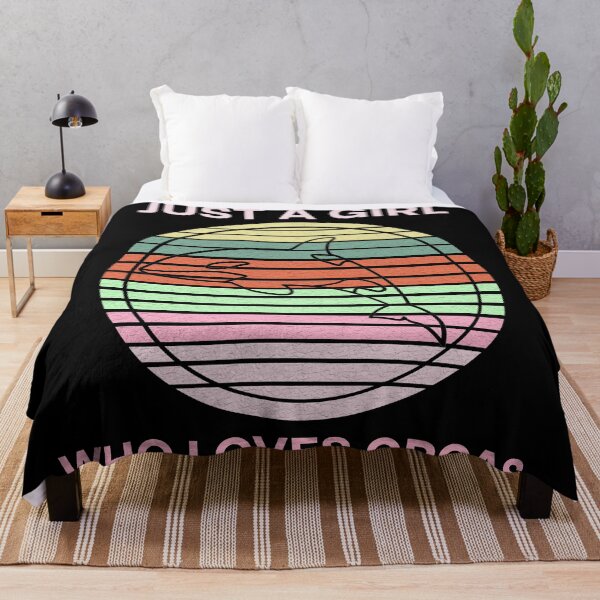 Item preview, Just A Girl Who Loves Orcas Killer Whales Sea Ocean Vintage1 designed and sold by Rami Khalifah.