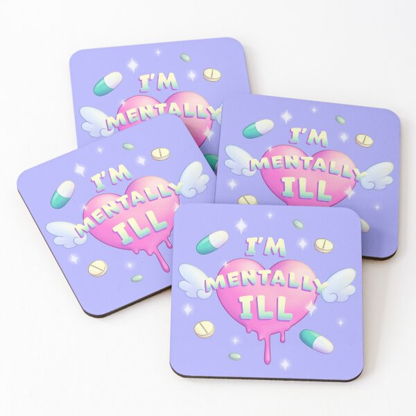 Item preview, Mentally Ill designed and sold by kawaiikait.