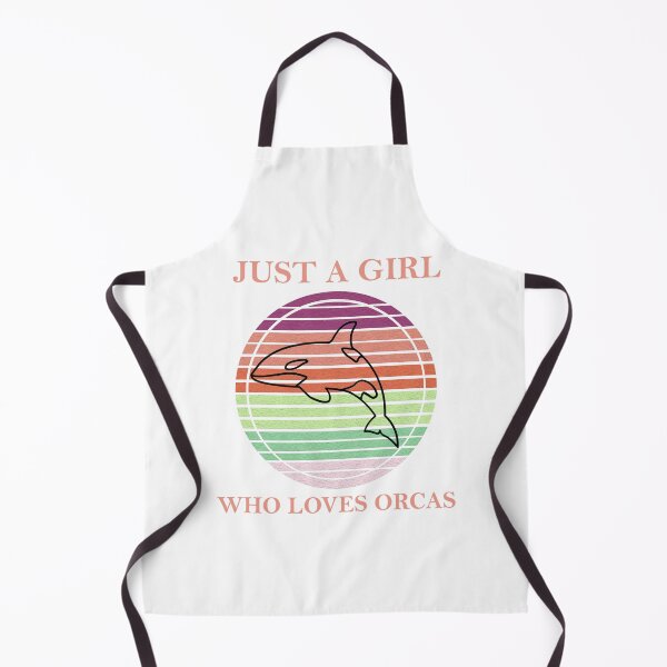 Item preview, Just A Girl Who Loves Orcas Killer Whales Sea Ocean Vintage1 designed and sold by Rami Khalifah.