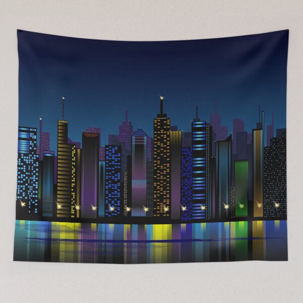 Item preview, night city designed and sold by sirineab.