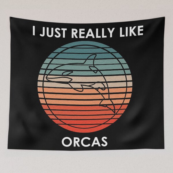 Item preview, I just really like Orcas Retro Killer Whale  designed and sold by Rami Khalifah.