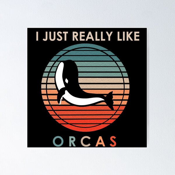 Item preview, I just really like Orcas Retro Killer Whale  designed and sold by Rami Khalifah.