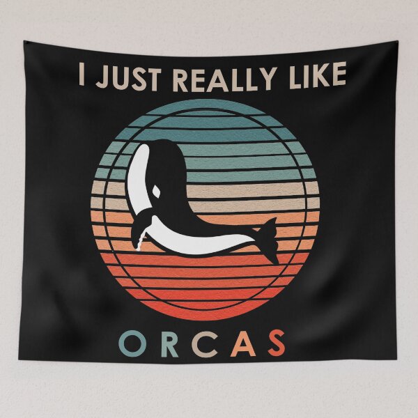 Item preview, I just really like Orcas Retro Killer Whale  designed and sold by Rami Khalifah.