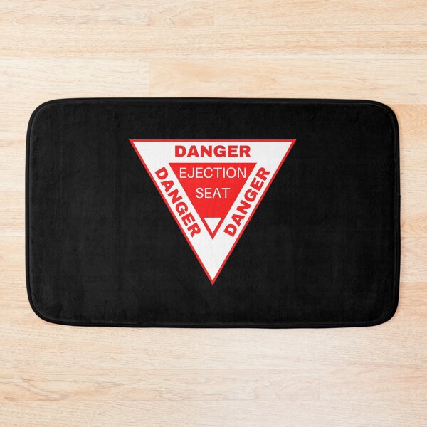 Item preview, DANGER Ejection Seat | Aircraft Car Bumper Sticker Red and White designed and sold by EarthReliant.