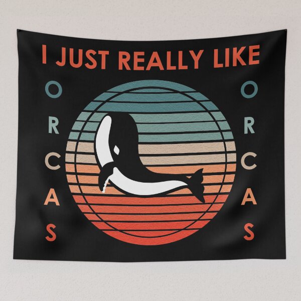 Item preview, I just really like Orcas Retro Killer Whale  designed and sold by Rami Khalifah.