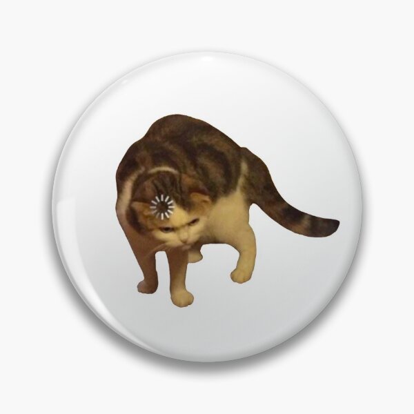Item preview, buffering cat meme  designed and sold by spaghettibeanz.