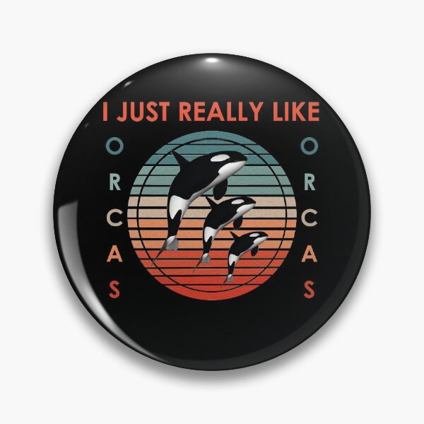 Item preview, I just really like Orcas Retro Killer Whale  designed and sold by Rami Khalifah.