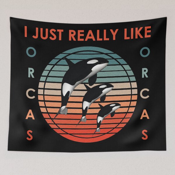 Item preview, I just really like Orcas Retro Killer Whale  designed and sold by Rami Khalifah.