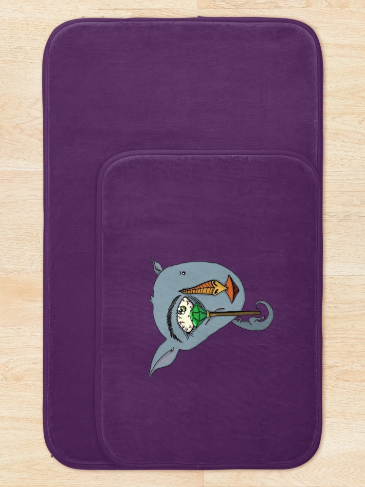 Thumbnail 5 of 6, Bath Mat, Calvin designed and sold by plotDriving-NPC.