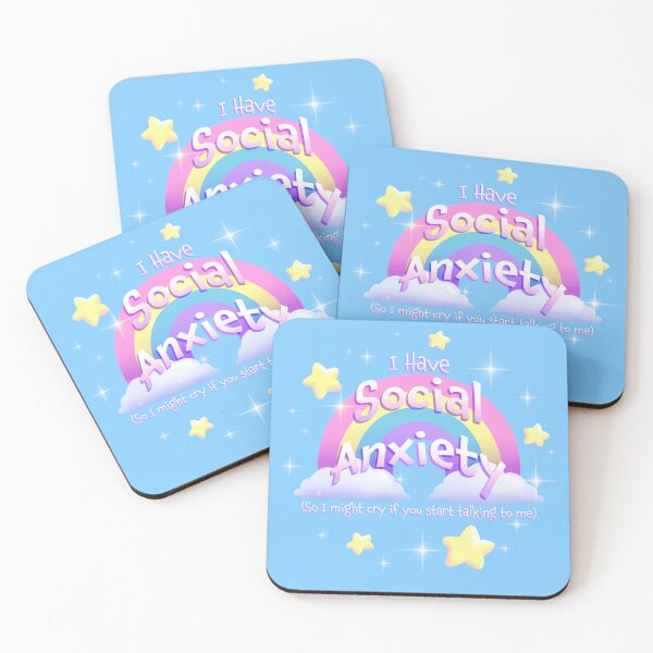Item preview, Social Anxiety designed and sold by kawaiikait.