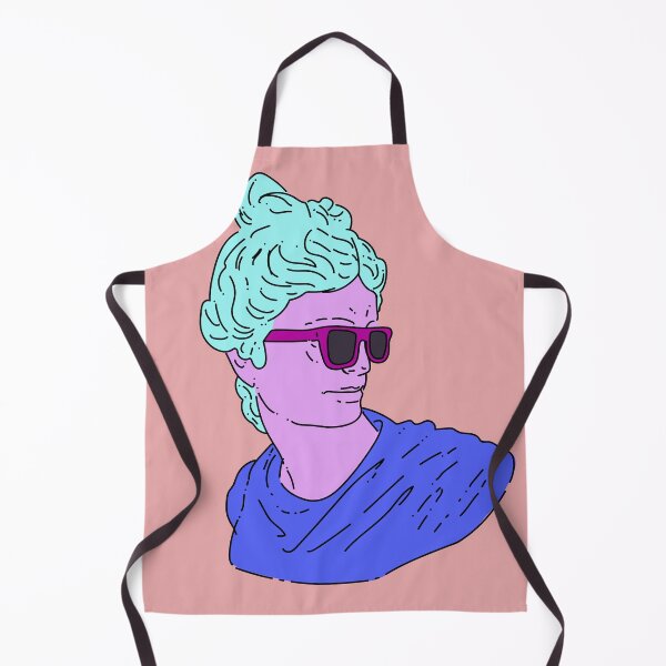 Item preview, Apollo Belvedere wearing sunglasses. Illustration in vaporwave pop art style. designed and sold by local-doctor.