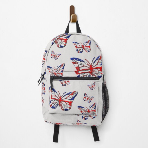 Item preview, Butterfly Pattern backpack British UK designed and sold by VarieteeDesigns.