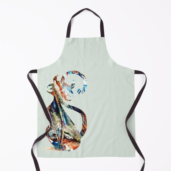 Item preview, Colors of earth abstract cat designed and sold by TitaCris.