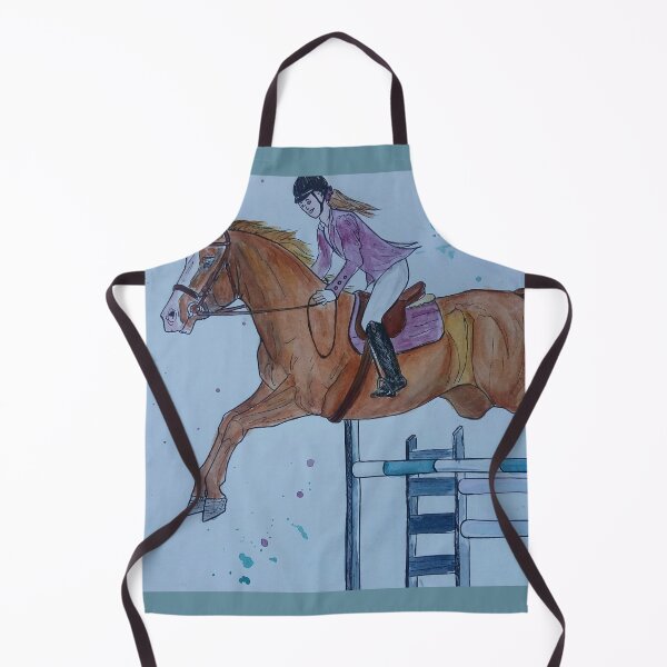 Item preview, Show jumping girl and pony designed and sold by horseaddicted.