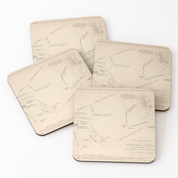 Item preview, Old George Washington Boyhood Homestead Map (1932) US Founding Father Childhood Home Atlas designed and sold by BravuraMedia.
