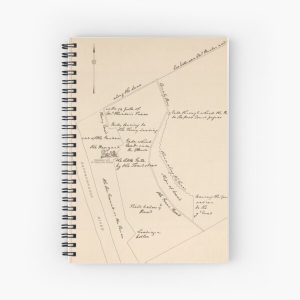 Item preview, Old George Washington Boyhood Homestead Map (1932) US Founding Father Childhood Home Atlas designed and sold by BravuraMedia.