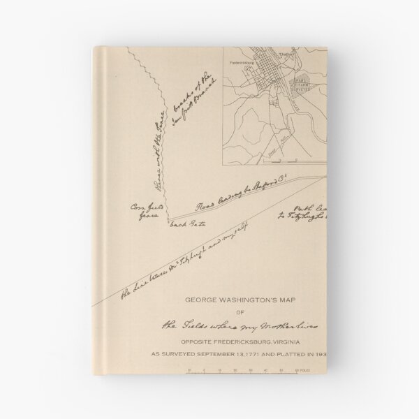 Item preview, Old George Washington Boyhood Homestead Map (1932) US Founding Father Childhood Home Atlas designed and sold by BravuraMedia.