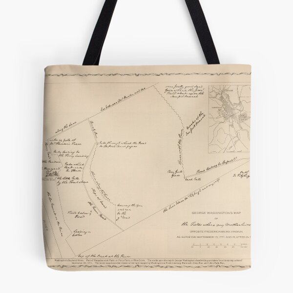 Item preview, Old George Washington Boyhood Homestead Map (1932) US Founding Father Childhood Home Atlas designed and sold by BravuraMedia.