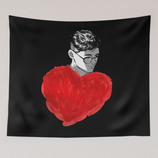 Item preview, Japanese Anime Heart T-Shirt Cool Design Tee designed and sold by LJ4EVER.