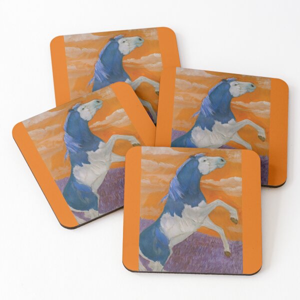 Item preview, Rearing horse in sunset designed and sold by horseaddicted.