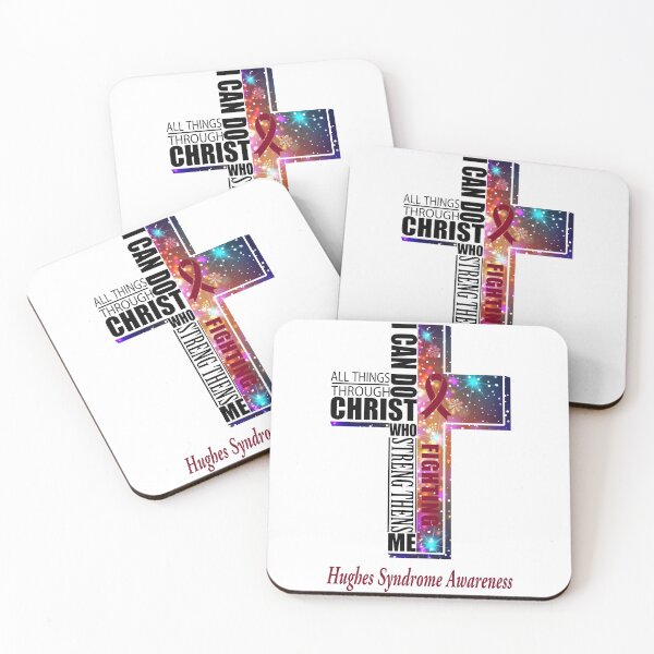 Item preview, I Can Do All Things Through Christ Hughes Syndrome Awareness designed and sold by Brad-FI.