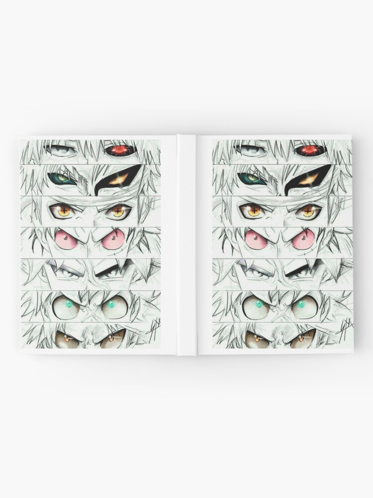 Ojos de protagonistas famosos del Anime. Postcard by Davidisla39