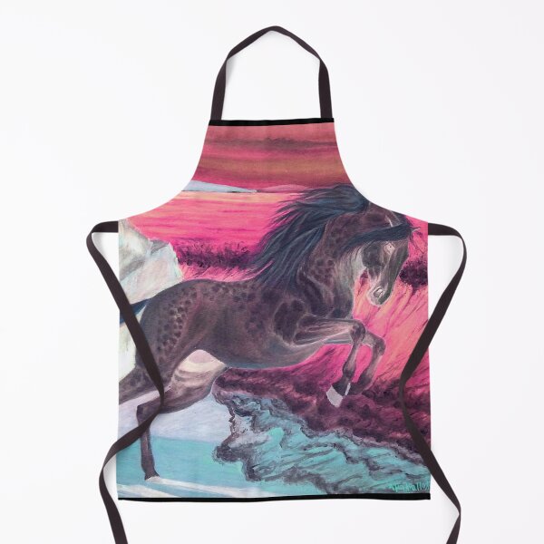 Item preview, Rearing stallion in the beach designed and sold by horseaddicted.