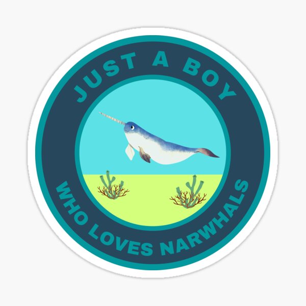 Item preview, Just a boy who loves Narwhals designed and sold by fev-rocks.