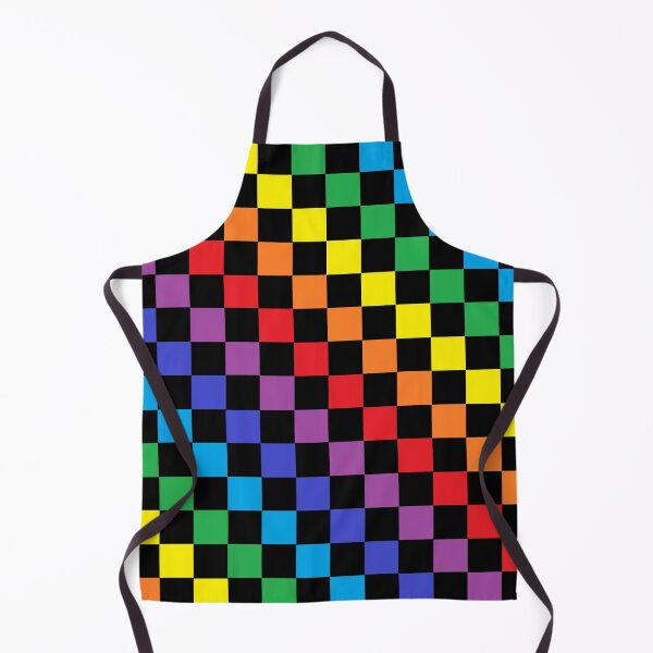 Item preview, Checkered Rainbow Black  designed and sold by lornakay.