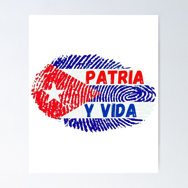 Item preview, Patria y vida. Bandera de Cuba. designed and sold by ronaldsonou.