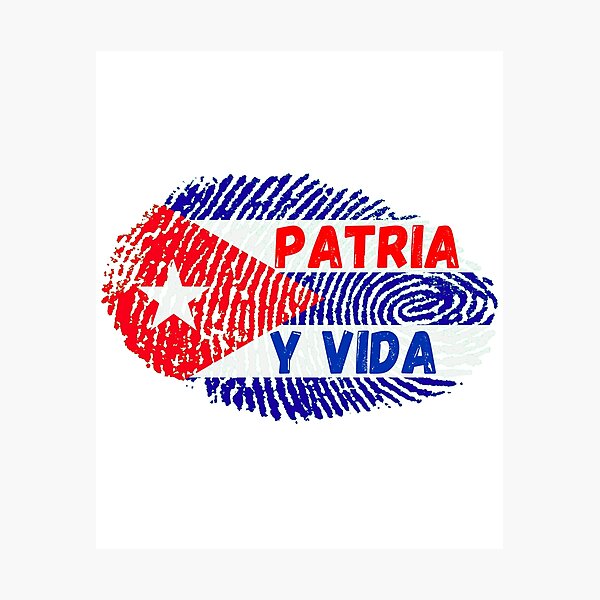 Item preview, Patria y vida. Cuba flag. designed and sold by ronaldsonou.