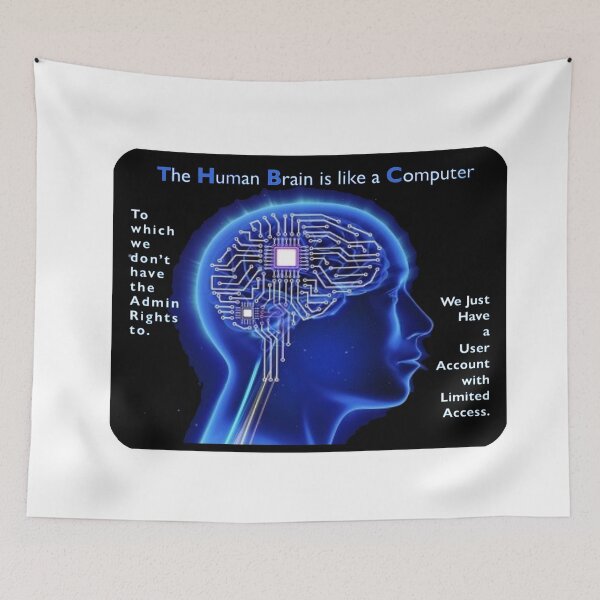 Item preview, BRAIN IS A COMPUTER designed and sold by THE AMERICAN TEEVANGELIST.
