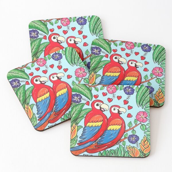 Item preview, Macaws in Love .. designed and sold by DoritaArtes.