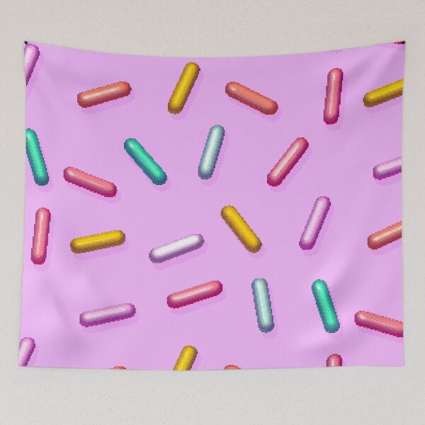 Item preview, Giant Pixel Sprinkles on Pink designed and sold by Munky-Party.