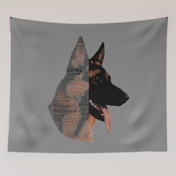 Item preview, German Shepherd Design with Word Art designed and sold by LifeCrush.