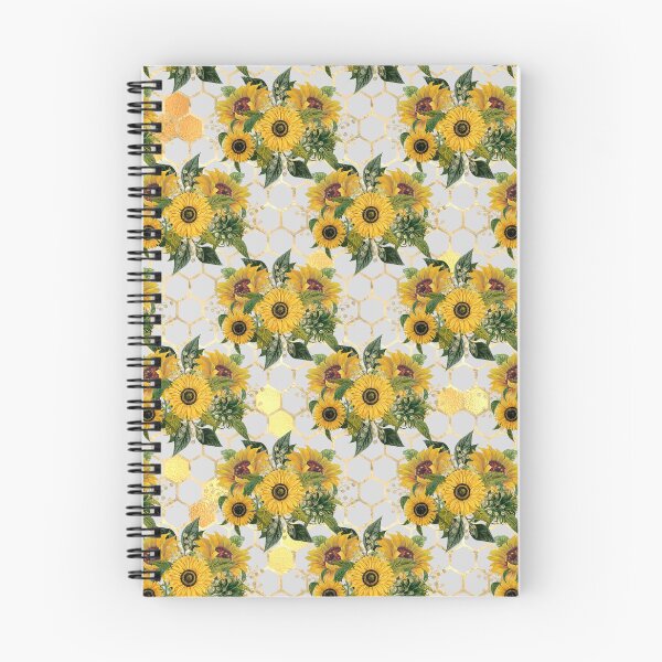 Item preview, Seamless Sunflower Bees Patterns V5 designed and sold by KleinDuBois.