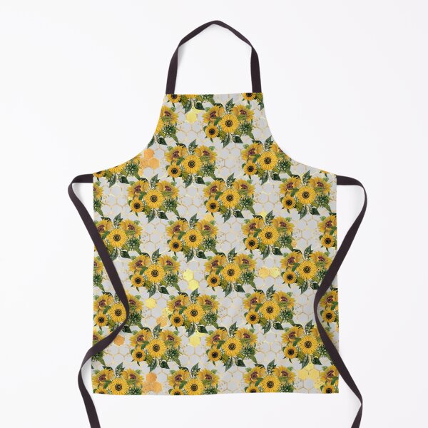 Item preview, Seamless Sunflower Bees Patterns V5 designed and sold by KleinDuBois.