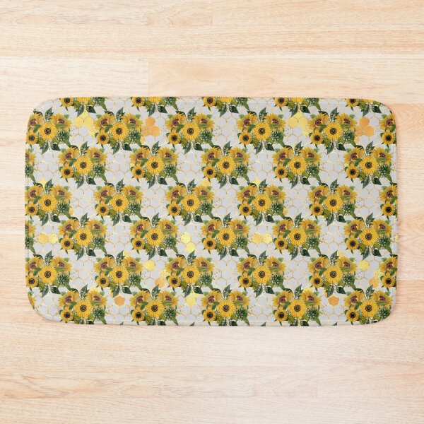 Item preview, Seamless Sunflower Bees Patterns V5 designed and sold by KleinDuBois.