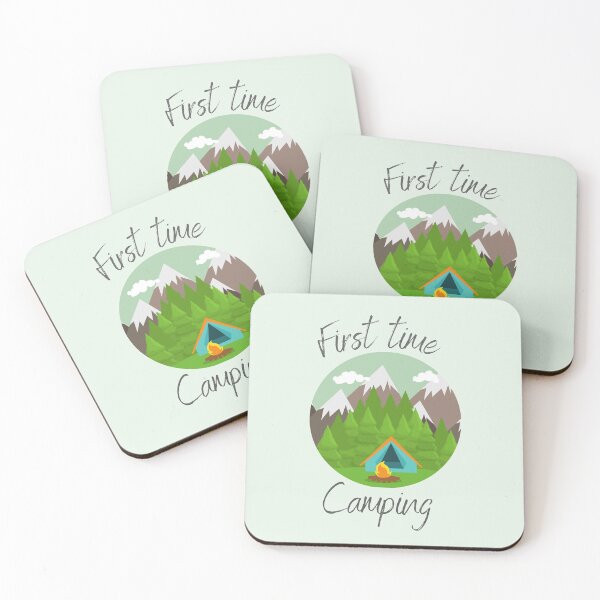 Item preview, First time camping designed and sold by DaniBazz.