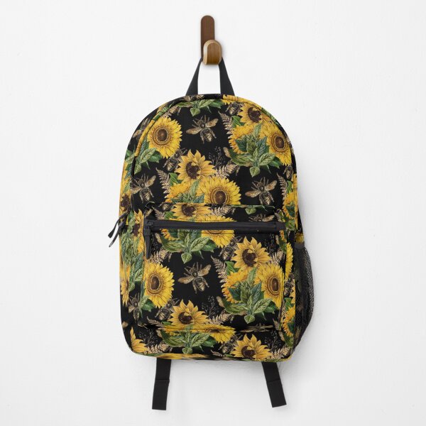 Item preview, Seamless Sunflower Bees Patterns V6 designed and sold by KleinDuBois.