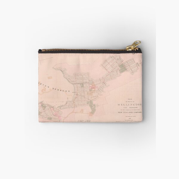 Item preview, Old Wellington NZ Map (1841) Vintage New Zealand Capital City Atlas  designed and sold by BravuraMedia.