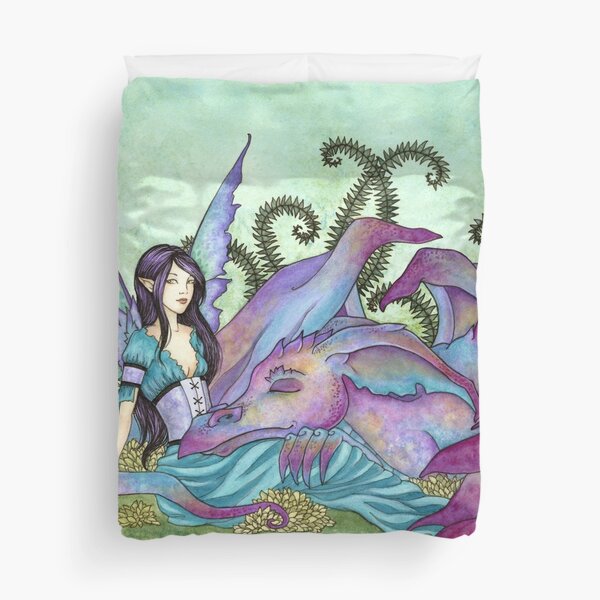 Let Sleeping Dragons Lie Duvet Cover