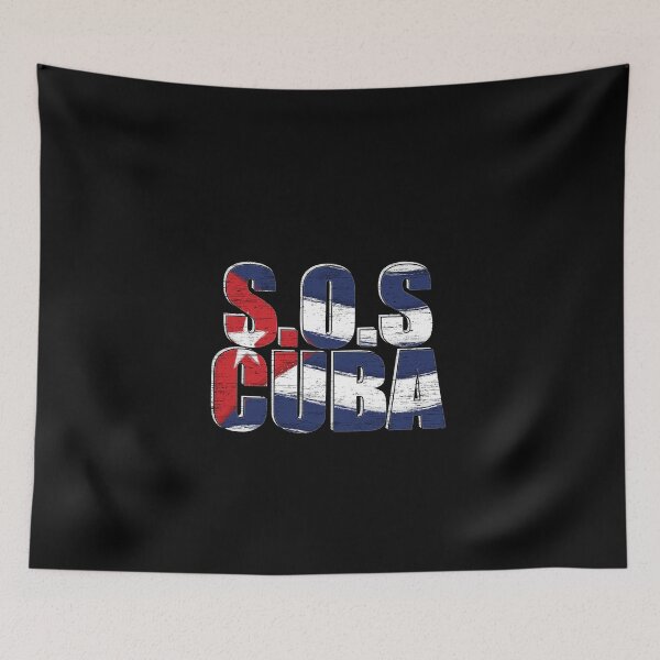 Item preview, SOS Cuba - Bandera de Cuba designed and sold by DavisHasari.