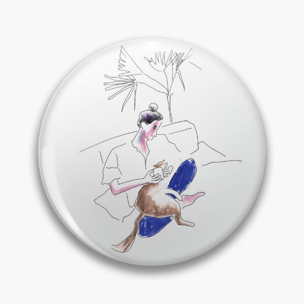 Item preview, Woman and dog designed and sold by minigold.